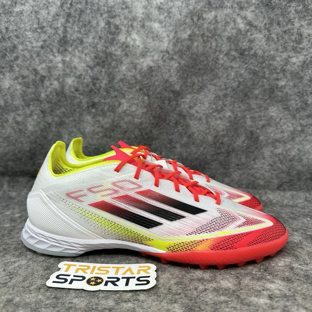 Adidas F50 Pro TF Soccer Shoes Mens Size 7 Womens Sz 8 Pure Victory Turf IE1220